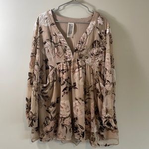 Free People Velvet Tunic Dress